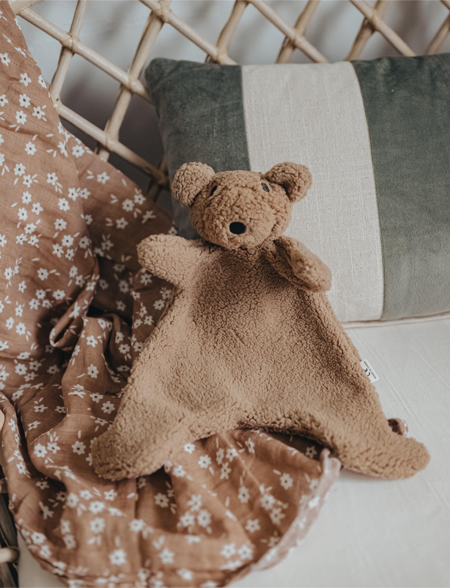 Brownie the Bear Comforter for Babies Snuggle Baby