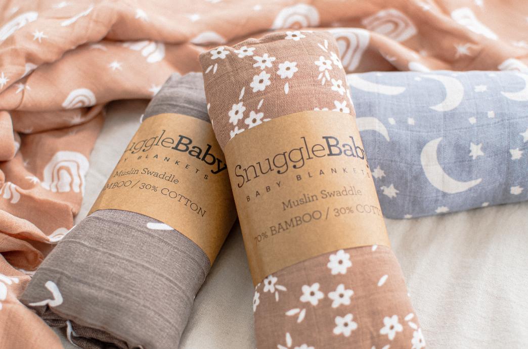 Muslin Cotton Swaddle - Cosy Compass