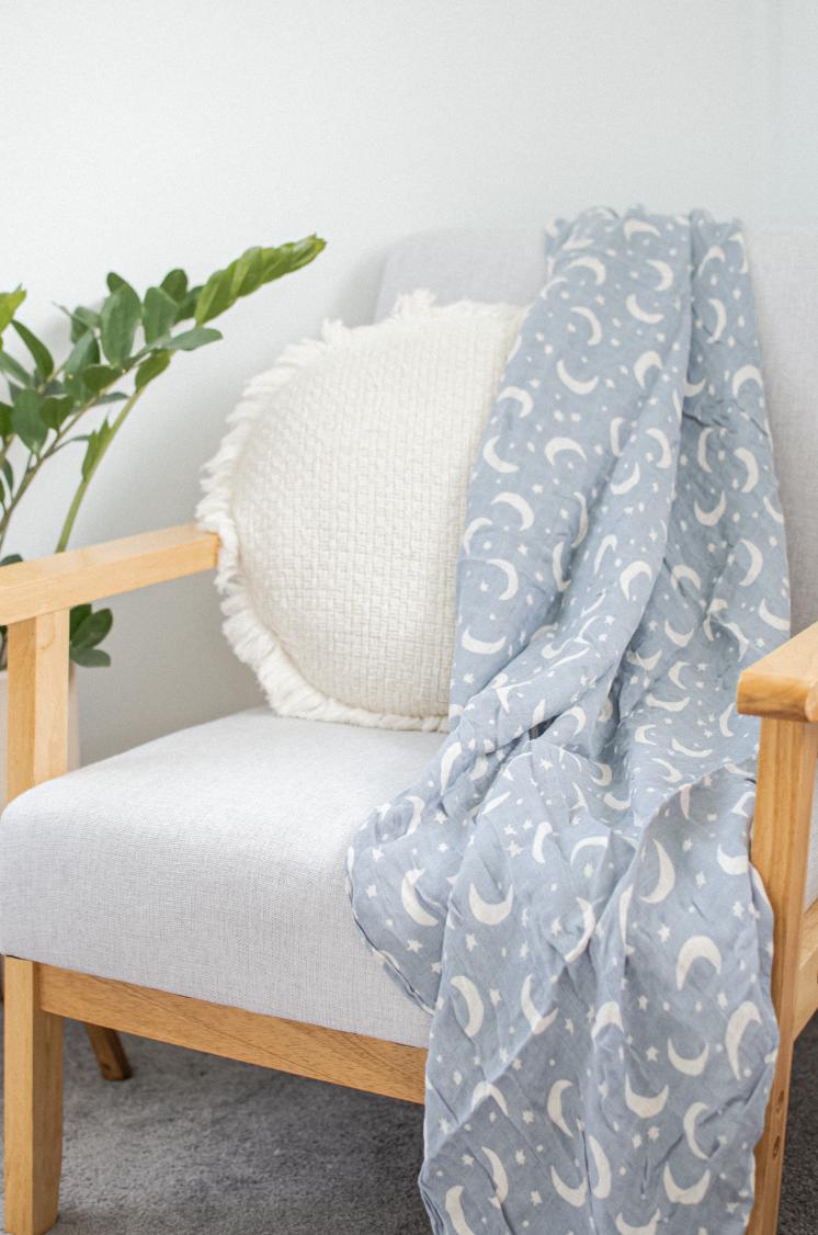 Muslin Cotton Swaddle - Starry Night