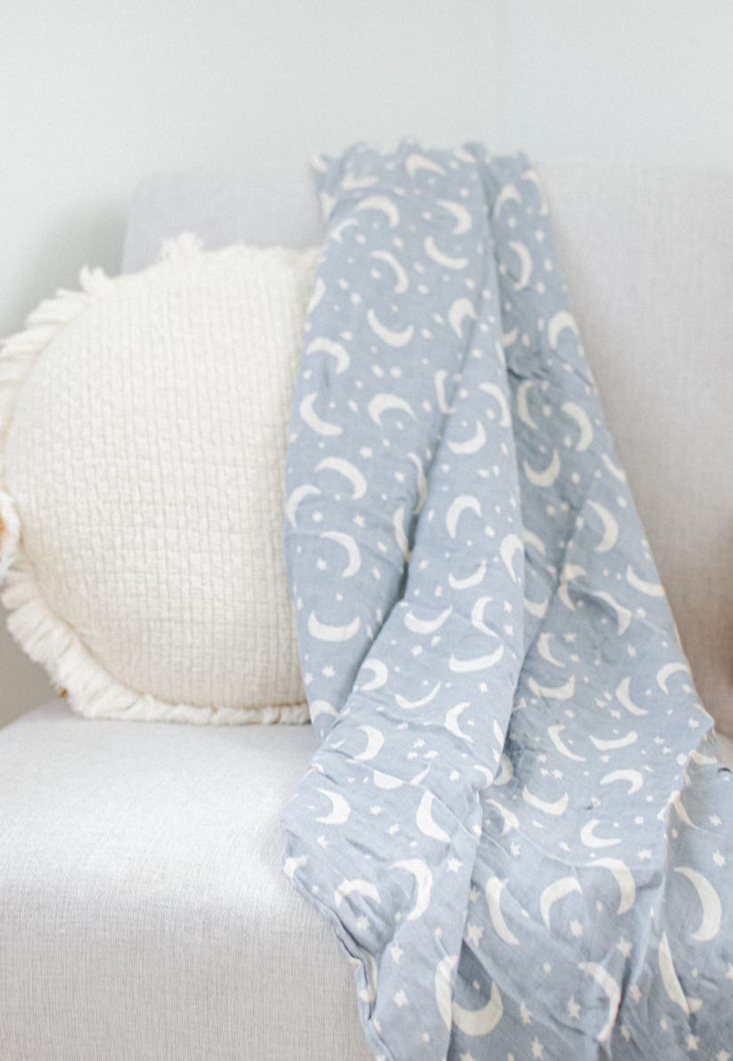 Muslin Cotton Swaddle - Starry Night