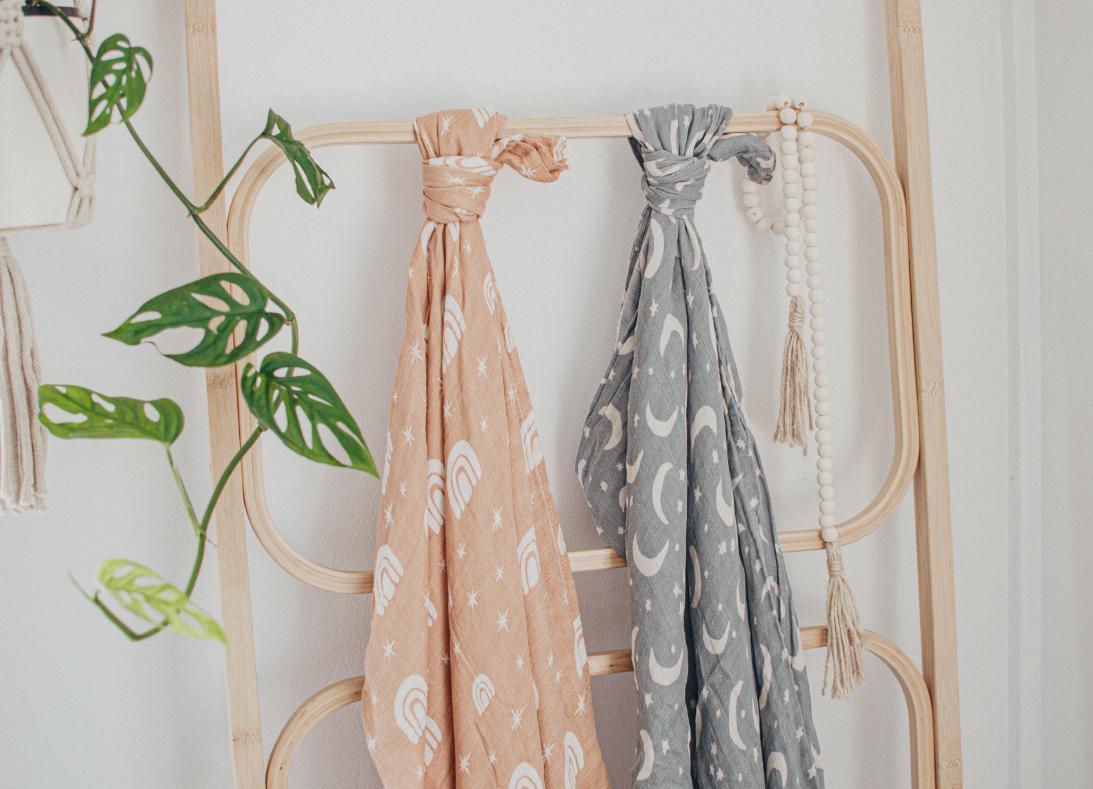 Muslin Cotton Swaddle - Starry Night