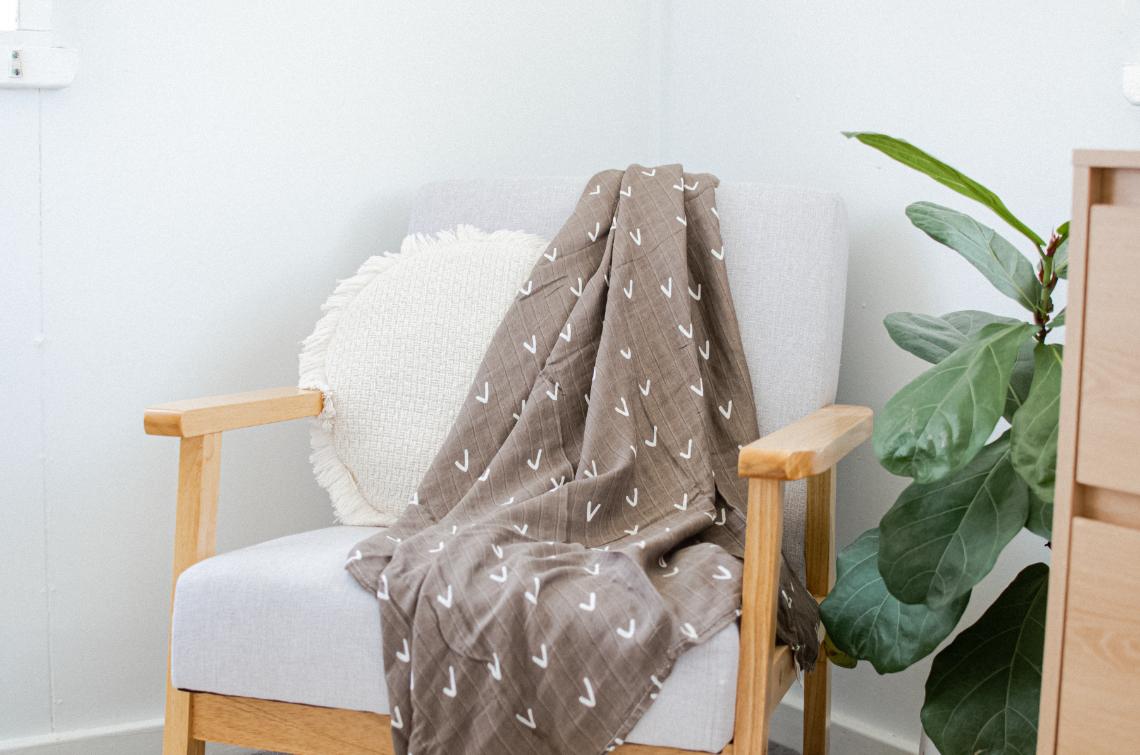 Muslin Cotton Swaddle - Cosy Compass