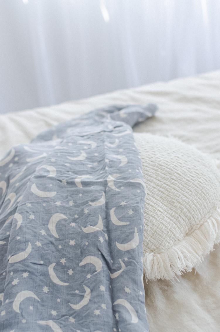 Muslin Cotton Swaddle - Starry Night